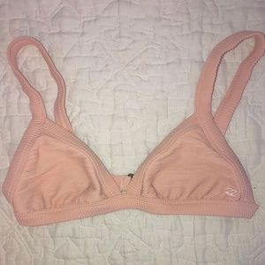 ribbed billabong bikini top